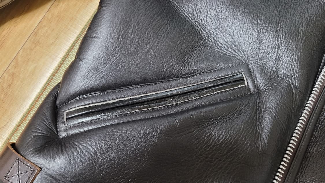 디아프바인 - B6 무스탕(플레인) M 사이즈 상품이미지2