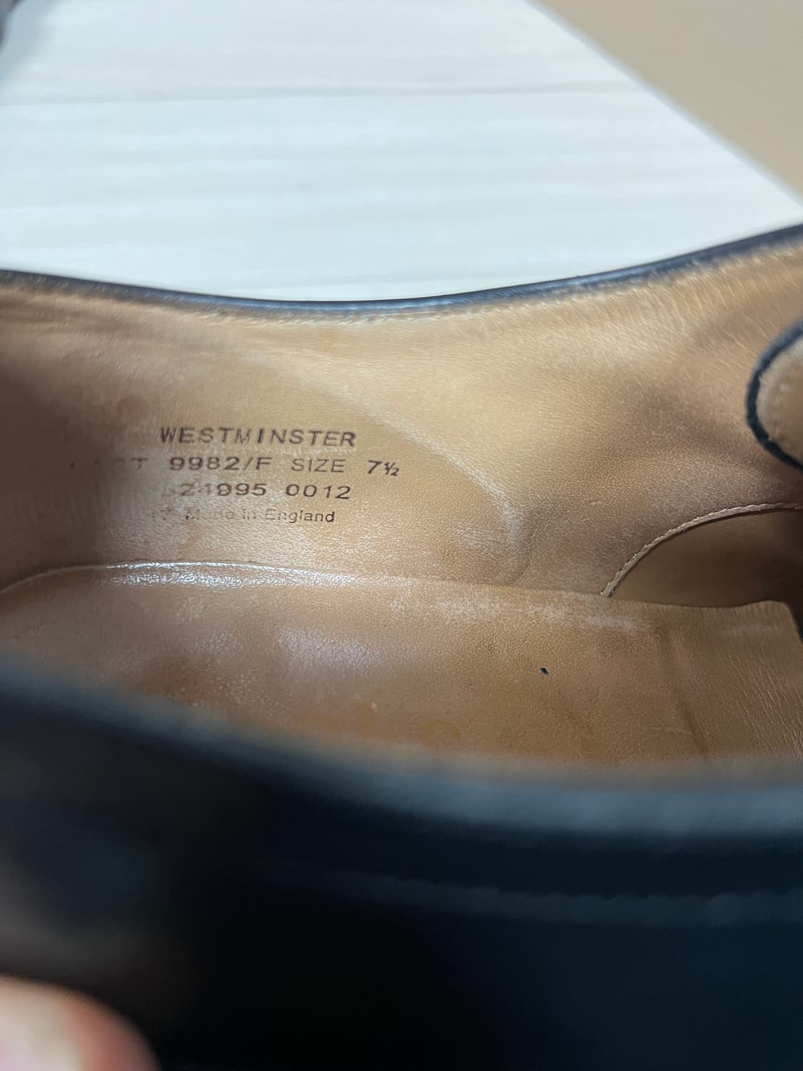 택포10)Loake 로크 웨스트민스터 y팁 더비 uk7.5 265~270 상품이미지4