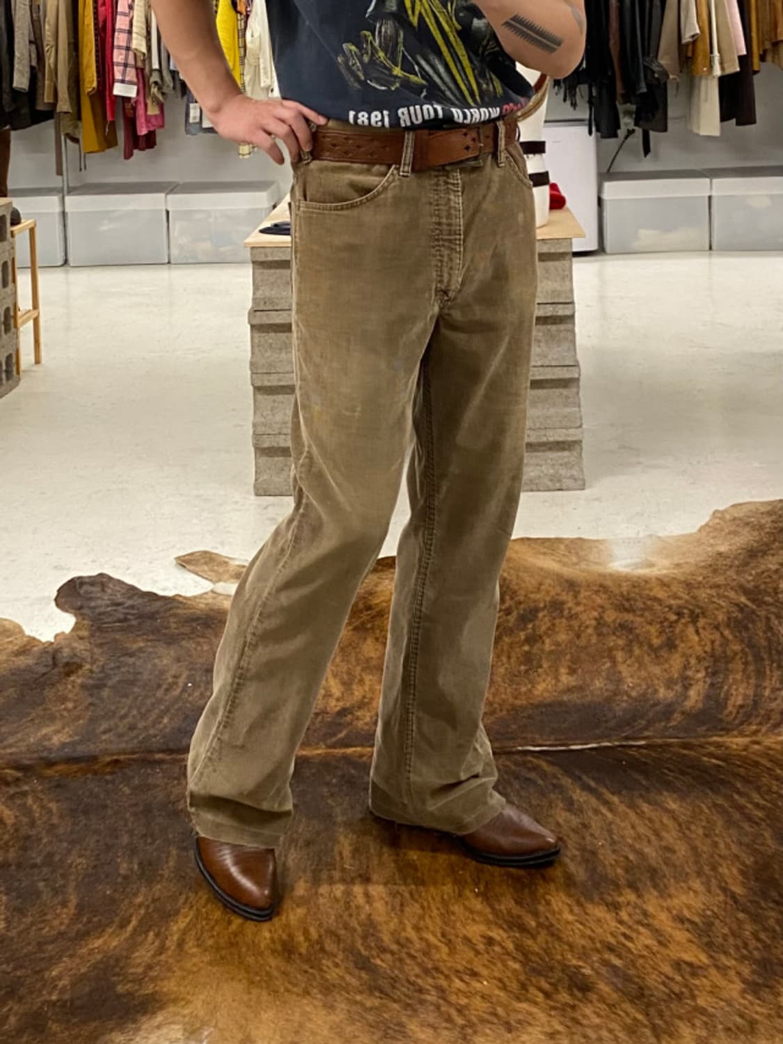 70's LEVI'S 646 bell bottom pants 벨보텀 팬츠 상품이미지2