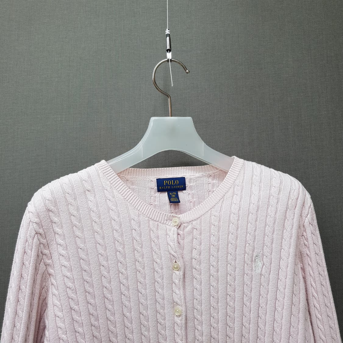 랄프로렌 케이블 니트 가디건 걸즈XL사이즈 상품이미지2