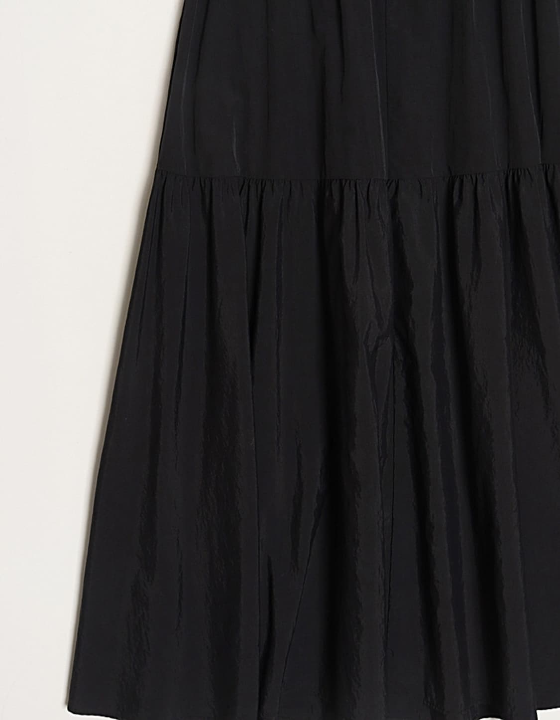 OPAQUE.CLIP Nylon Tiered Skirt (27~28) 상품이미지5