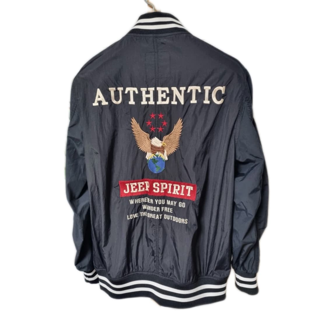 🔥지프 와펜 자수 블랙 항공 점퍼🔥 상품이미지2