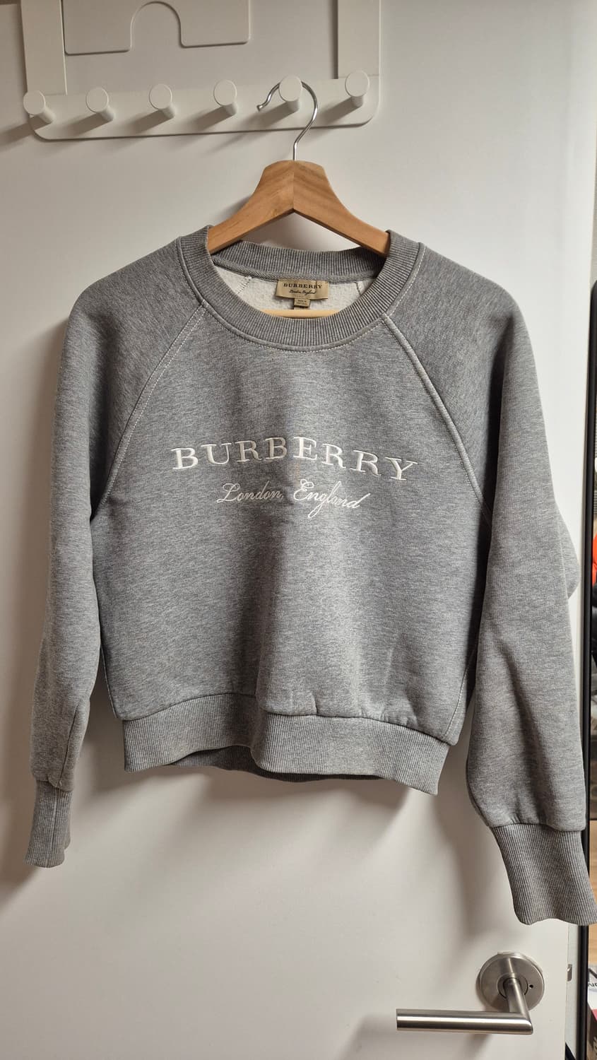 [XS] 버버리 런던 로고 스웻셔츠 그레이 상품이미지1