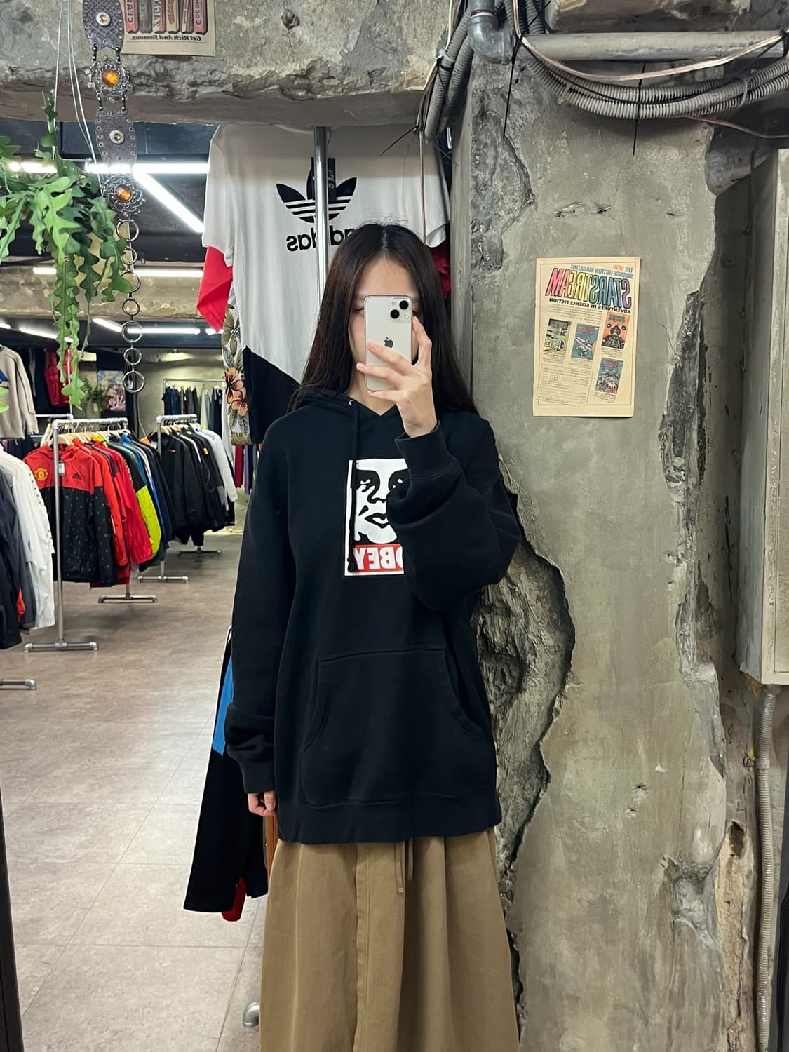 오베이 후드티 블랙 M #csz1699 상품이미지2