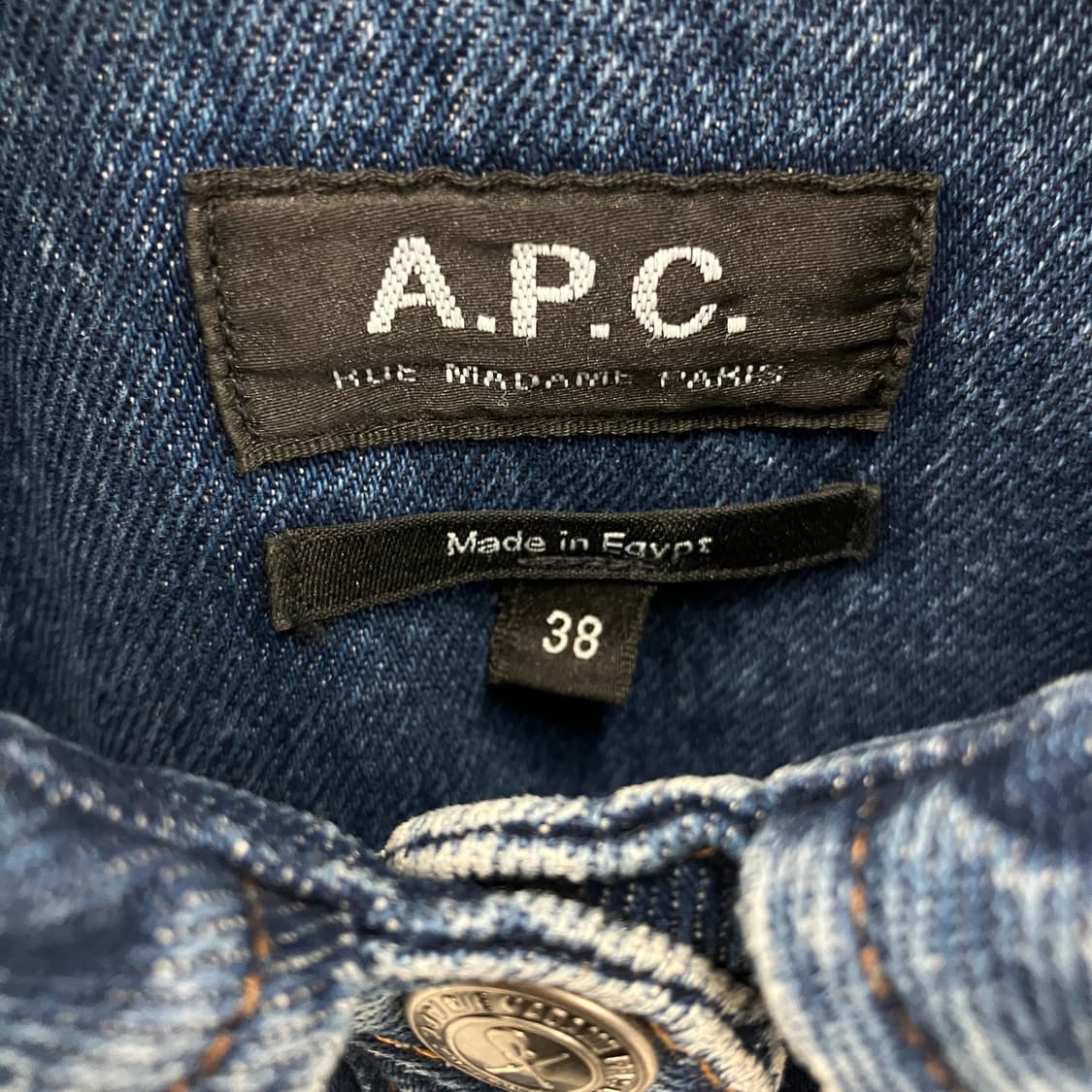 아페쎄 르나 워시드 데님 셔츠 롱 드레스 38 상품이미지3