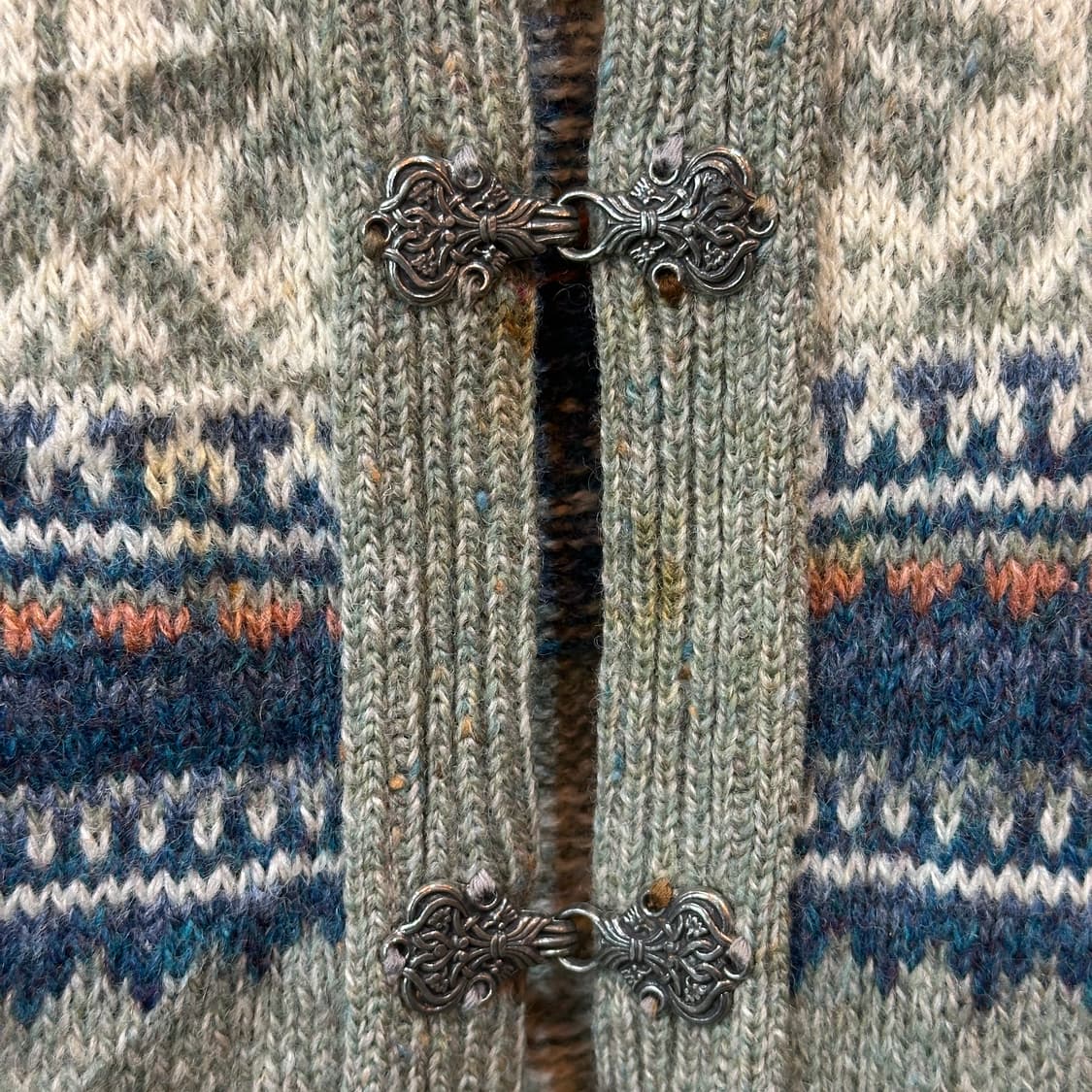 스코틀랜드 퓨어 울 노르딕 가디건  상품이미지4