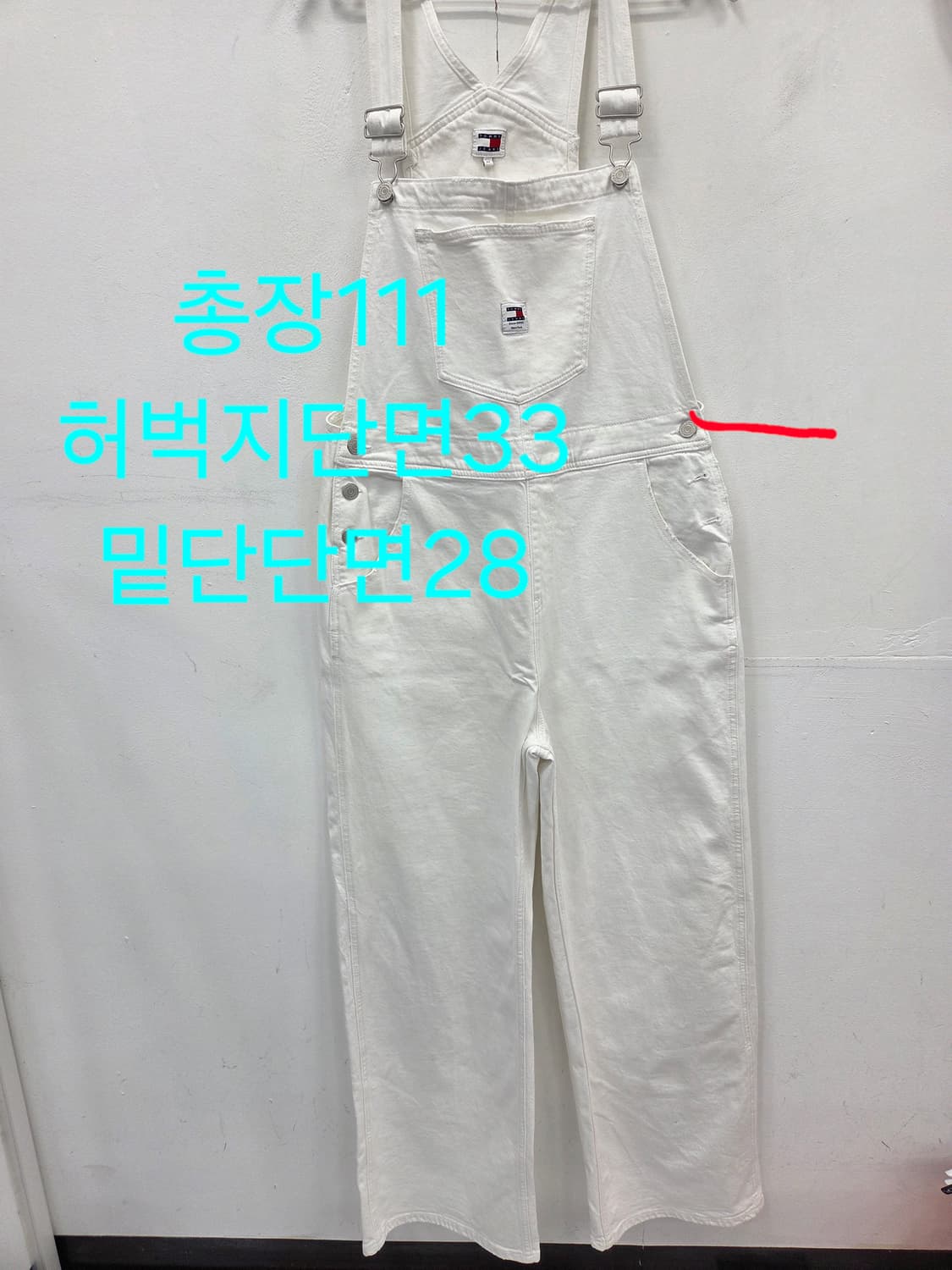 M 2024 타미힐피거 점프슈트 오버롤 상품이미지3