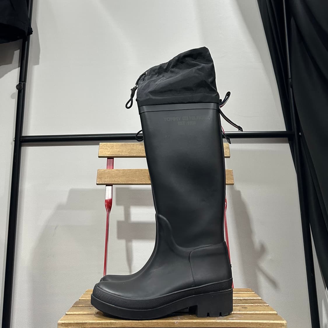 240) 타미힐피거 레인부츠 여성 여자 부츠 그레이시 오버 상품이미지3