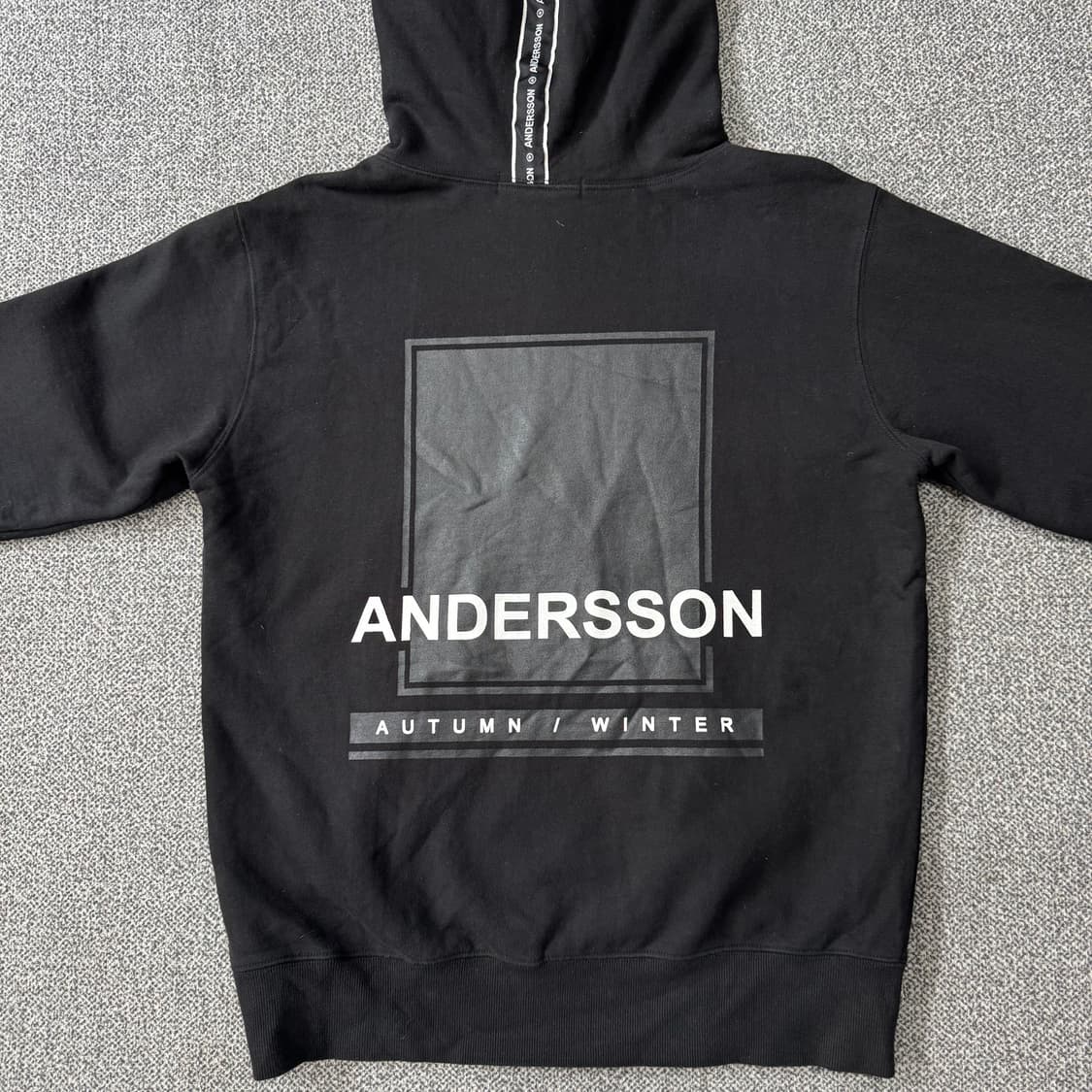앤더슨벨 빅로고 후드 상품이미지2