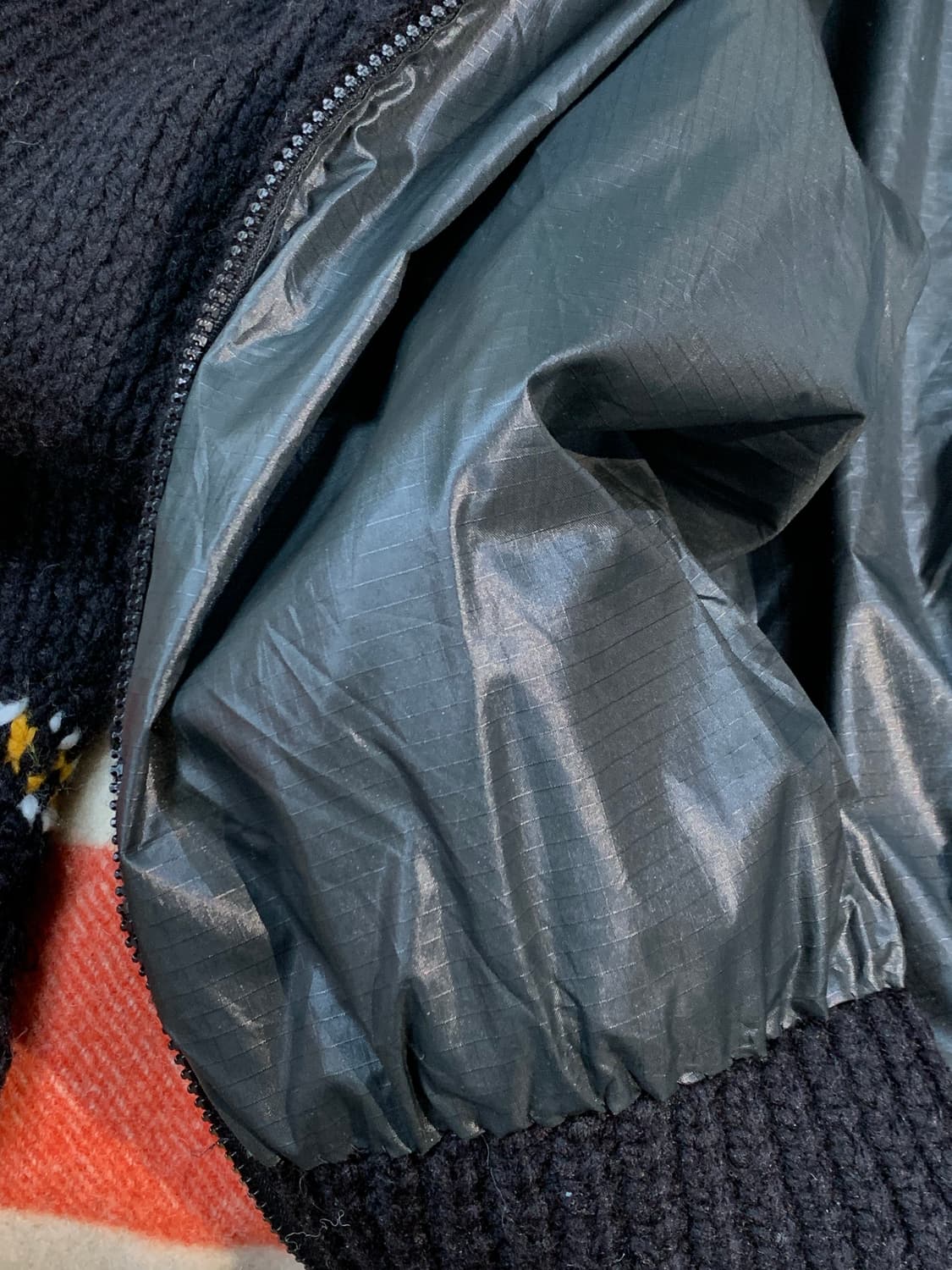 80s 핸드 니트 코위찬 집업 스웨터 ALASKA 상품이미지6