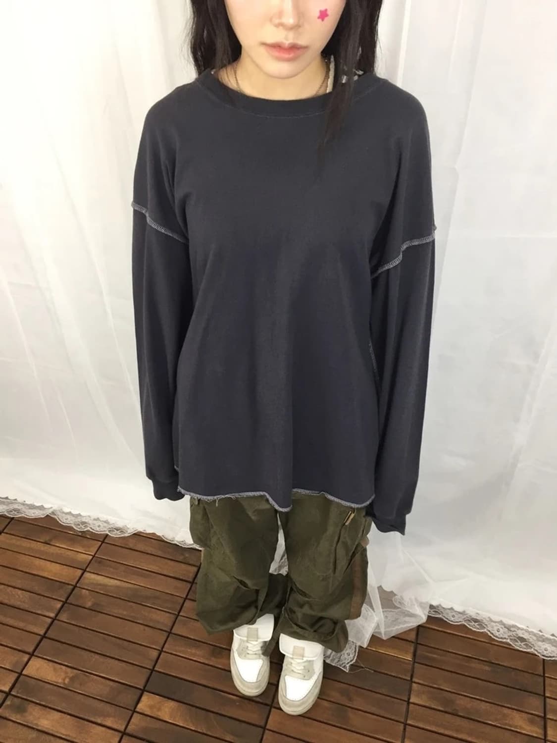 Urban Research Charcoal Long Sleeve 상품이미지2
