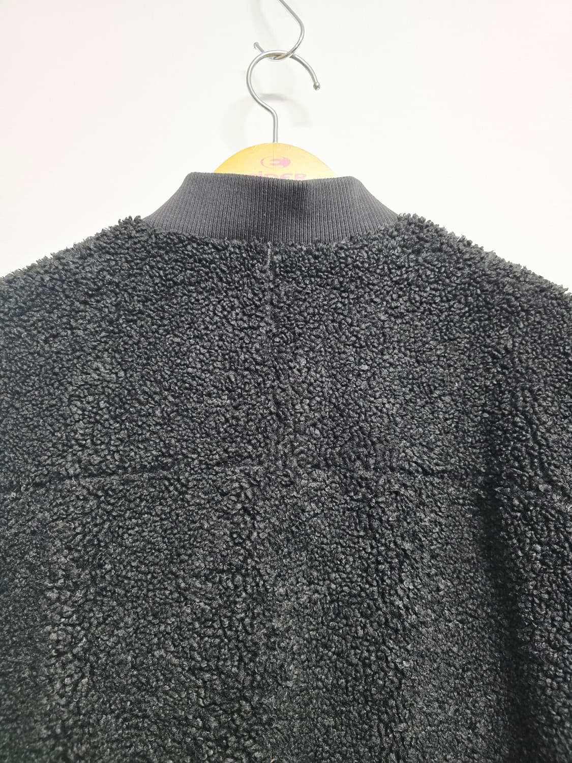 게스 블랙 뽀글이 플리스 집업 상품이미지6