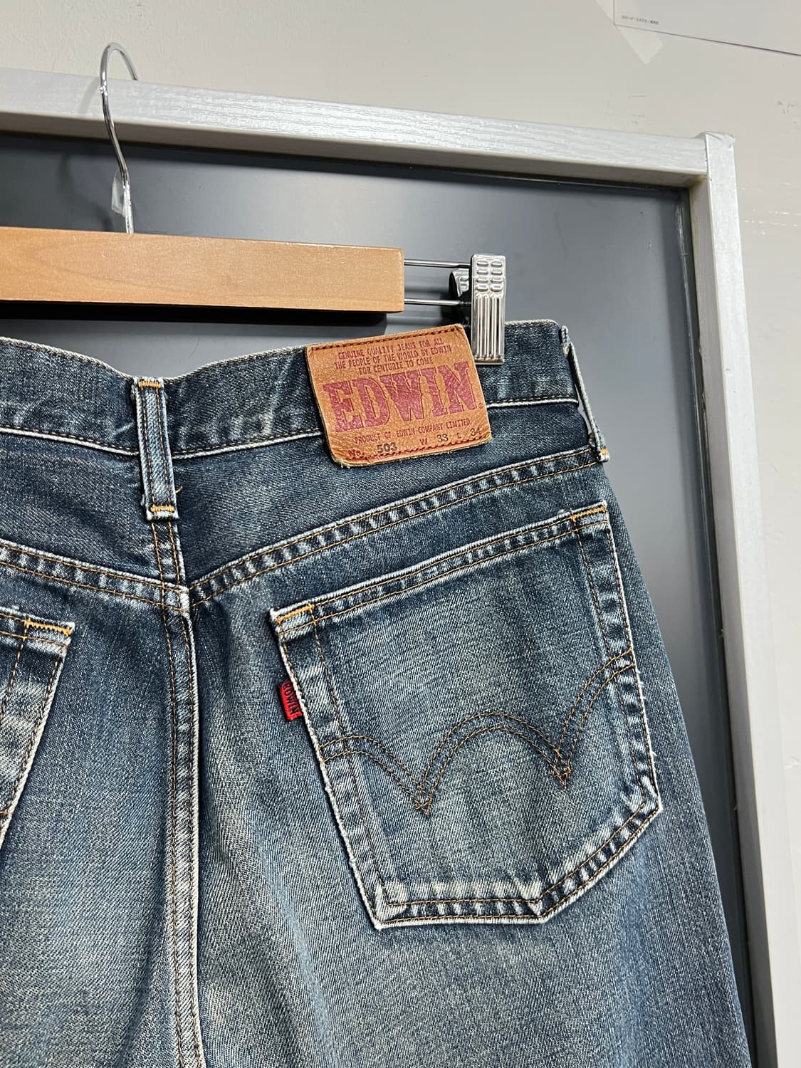 Japan Edwin 재팬 에드윈 진스 503 워싱 데님 팬츠 상품이미지2