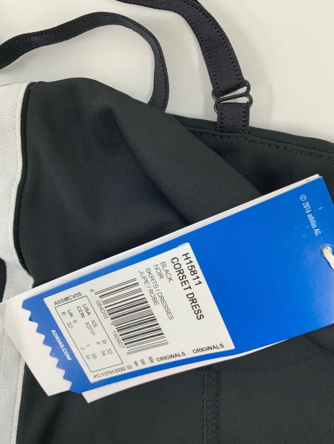 아디다스 나시원피스 블랙 xs 상품이미지4