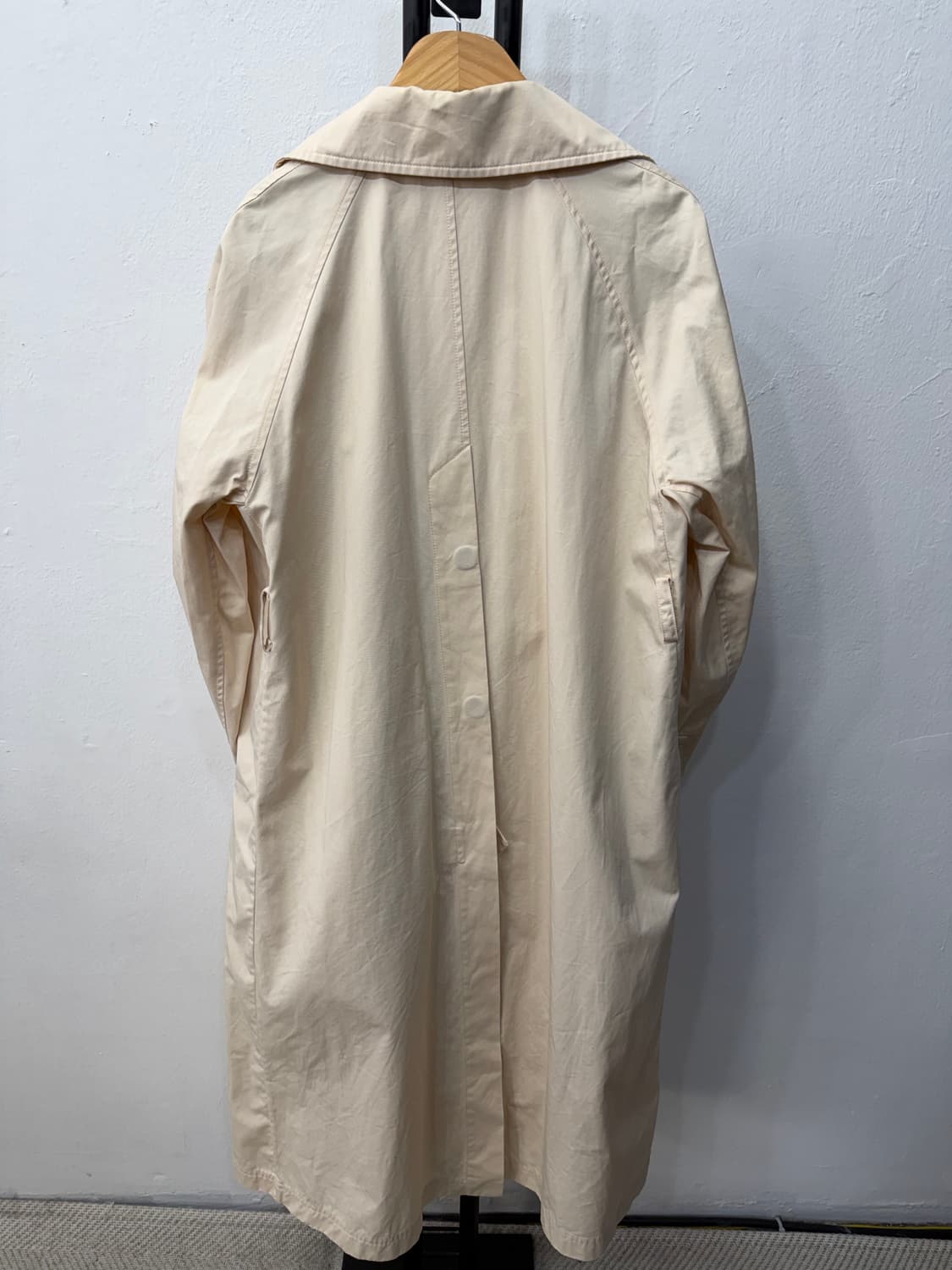 정품) 시스템 SYSTEM 한섬 아이보리 트렌치코트 82 상품이미지6