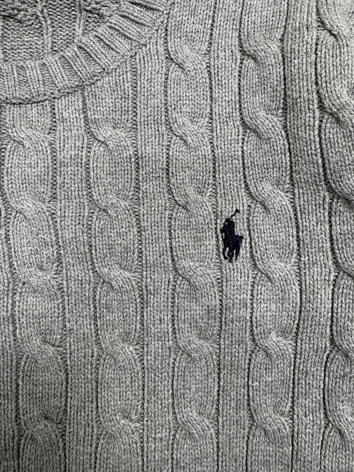 폴로 랄프로렌 케이블 니트 그레이 상품이미지6