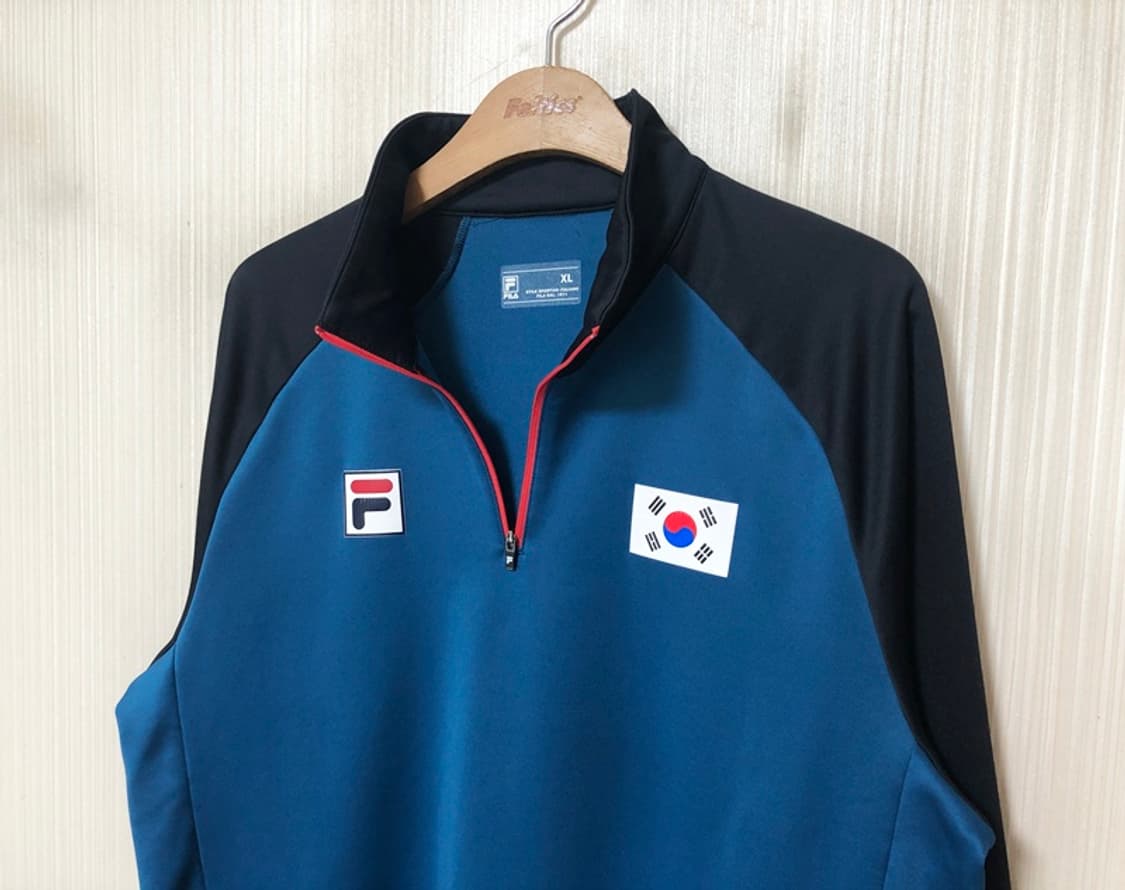 필라국대 국대KOREA 국대 하프집업 트레이닝탑 XL 상품이미지6
