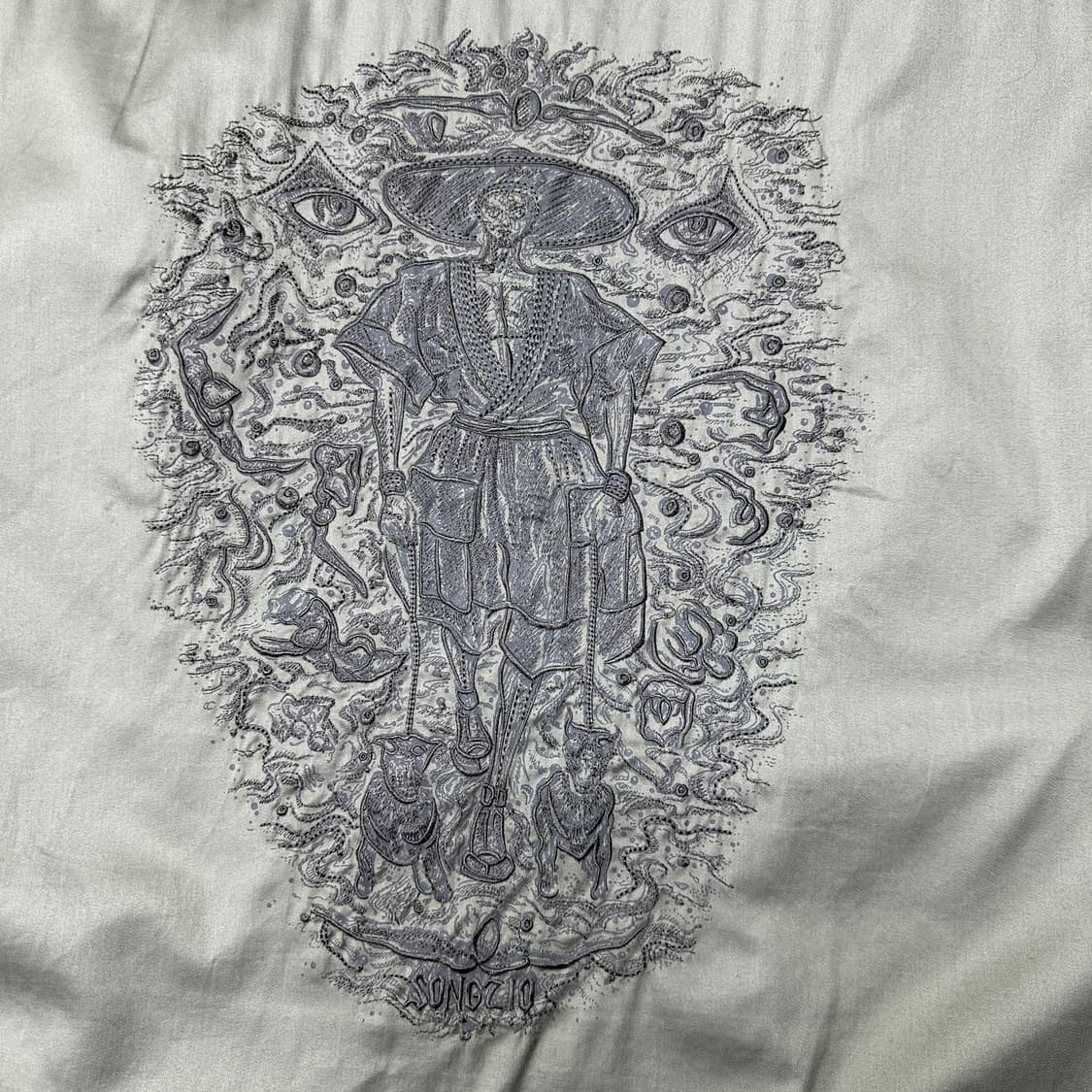 송지오옴므 자수 반팔 티셔츠 상품이미지5