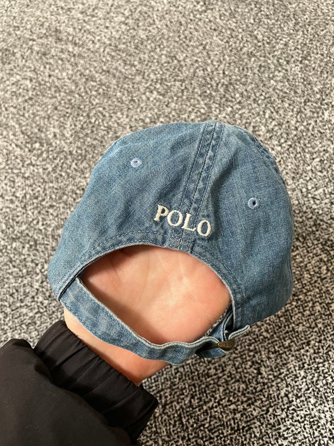 빈티지9. 폴로랄프로렌 데님 볼캡 모자 상품이미지2