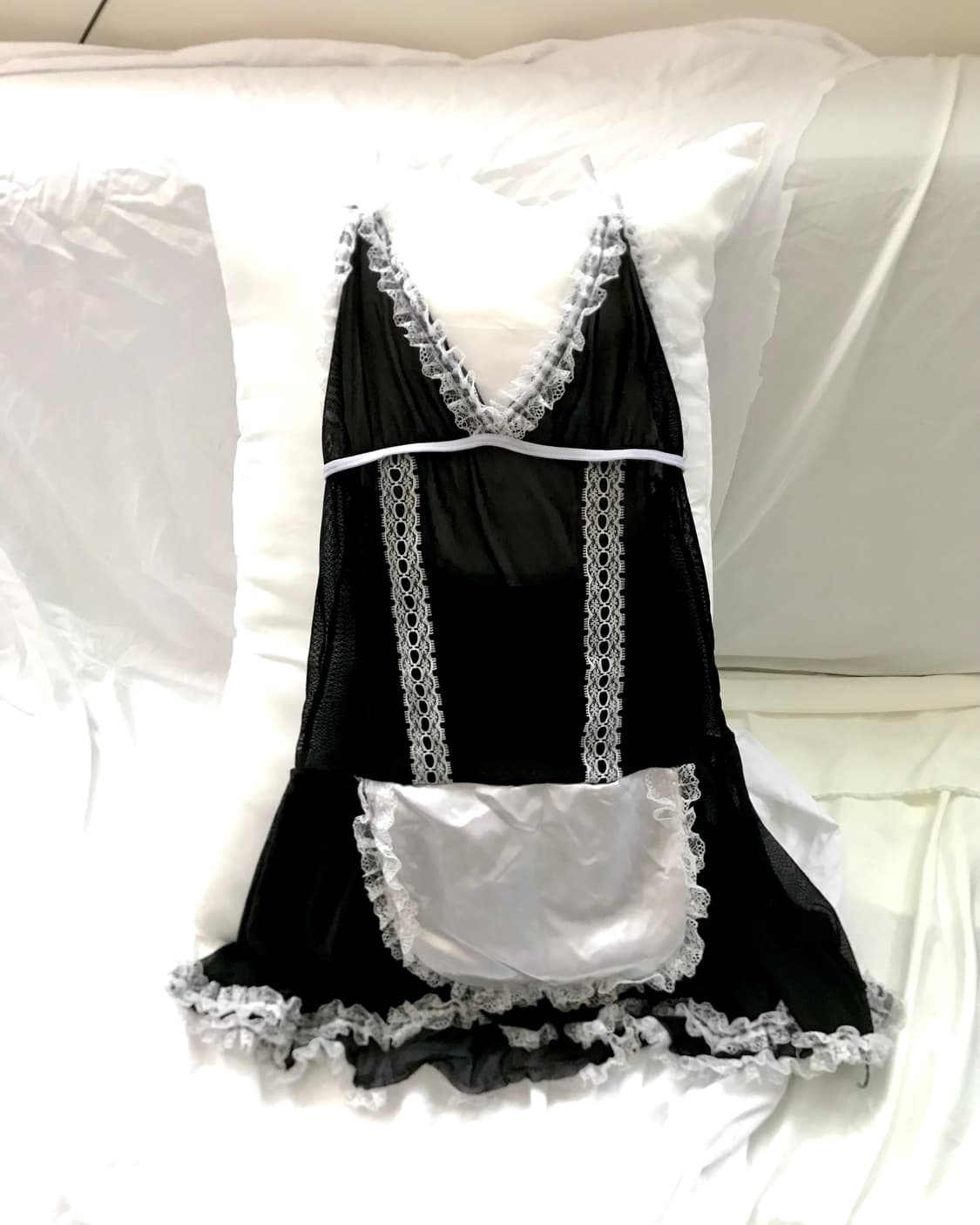White fairy cardigan&maid slip onepiece 상품이미지2