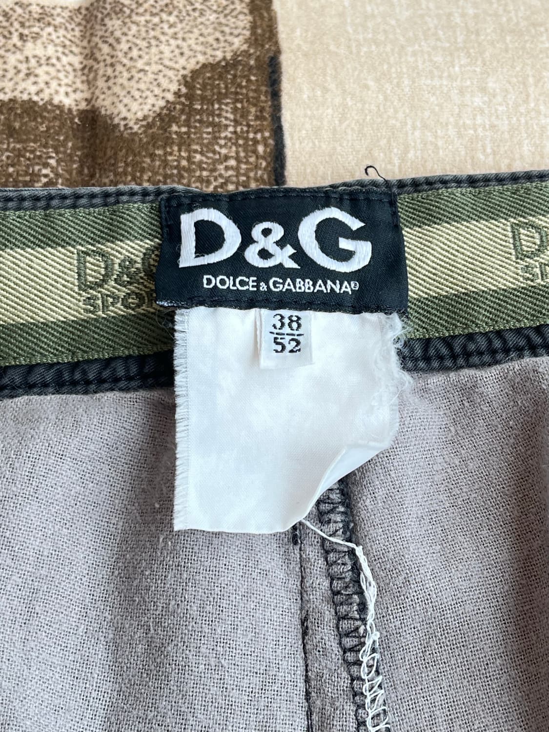 90s 빈티지 돌체앤가바나D&G 유틸리티 카고팬츠 상품이미지7