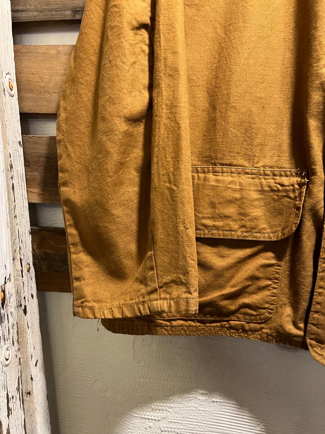 [L]70's Amerian Field USA 브라운 덕 캔버스 헌팅자켓 상품이미지5