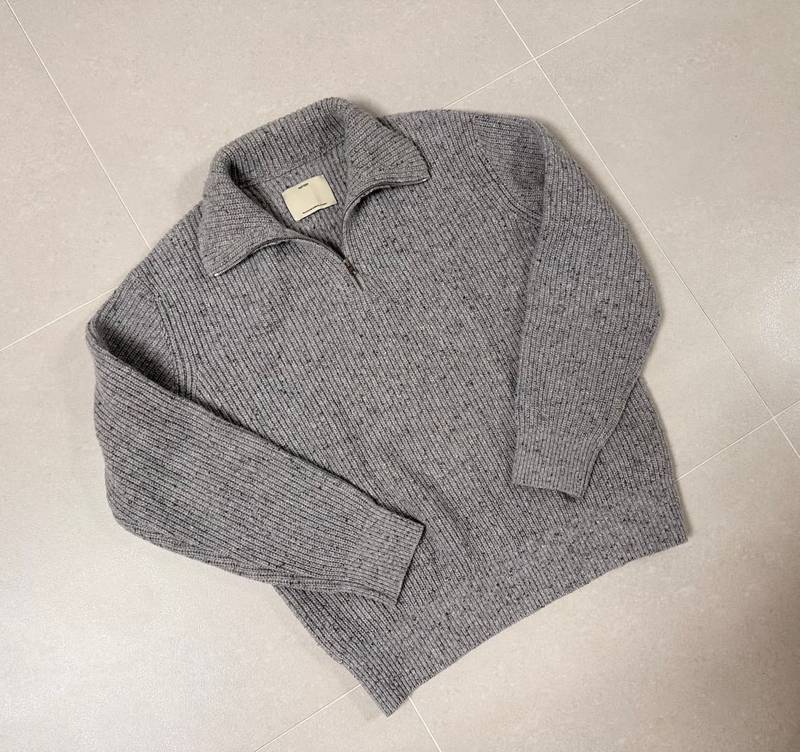 포터리 하프집업 니트 2size 상품이미지1