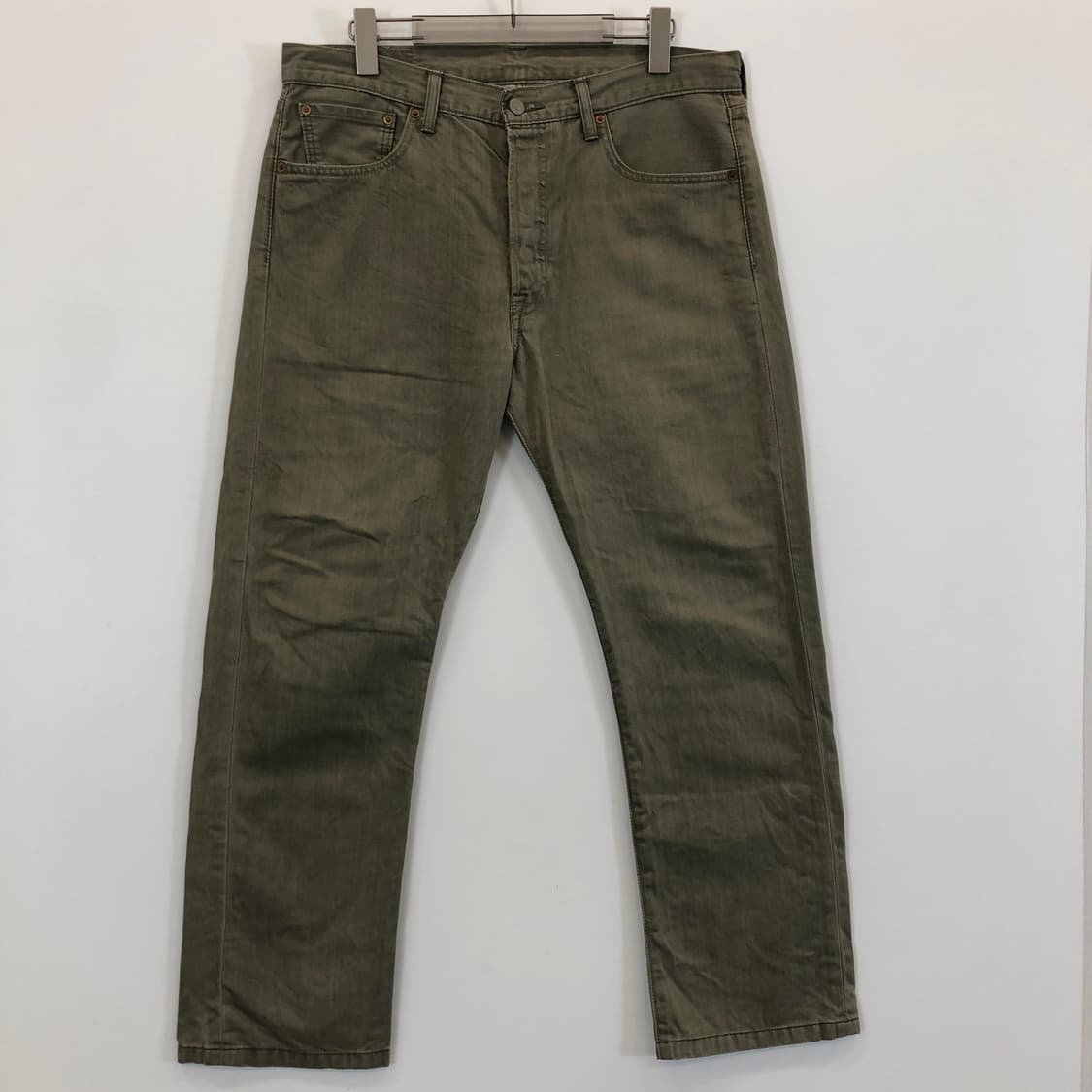 리바이스 501 연카키 가먼트 데님진 34 인치 상품이미지1