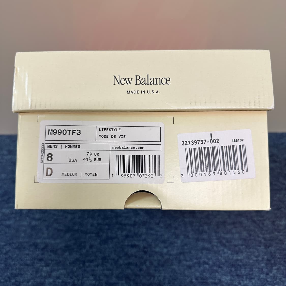 [260] 뉴발란스 990v3 스칼렛 마블헤드 상품이미지3