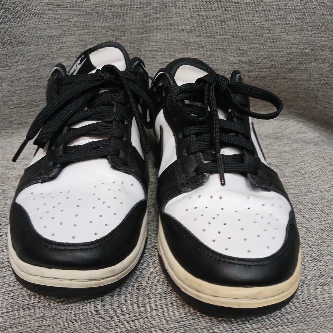 나이키 덩크로우 검흰 운동화 상품이미지2