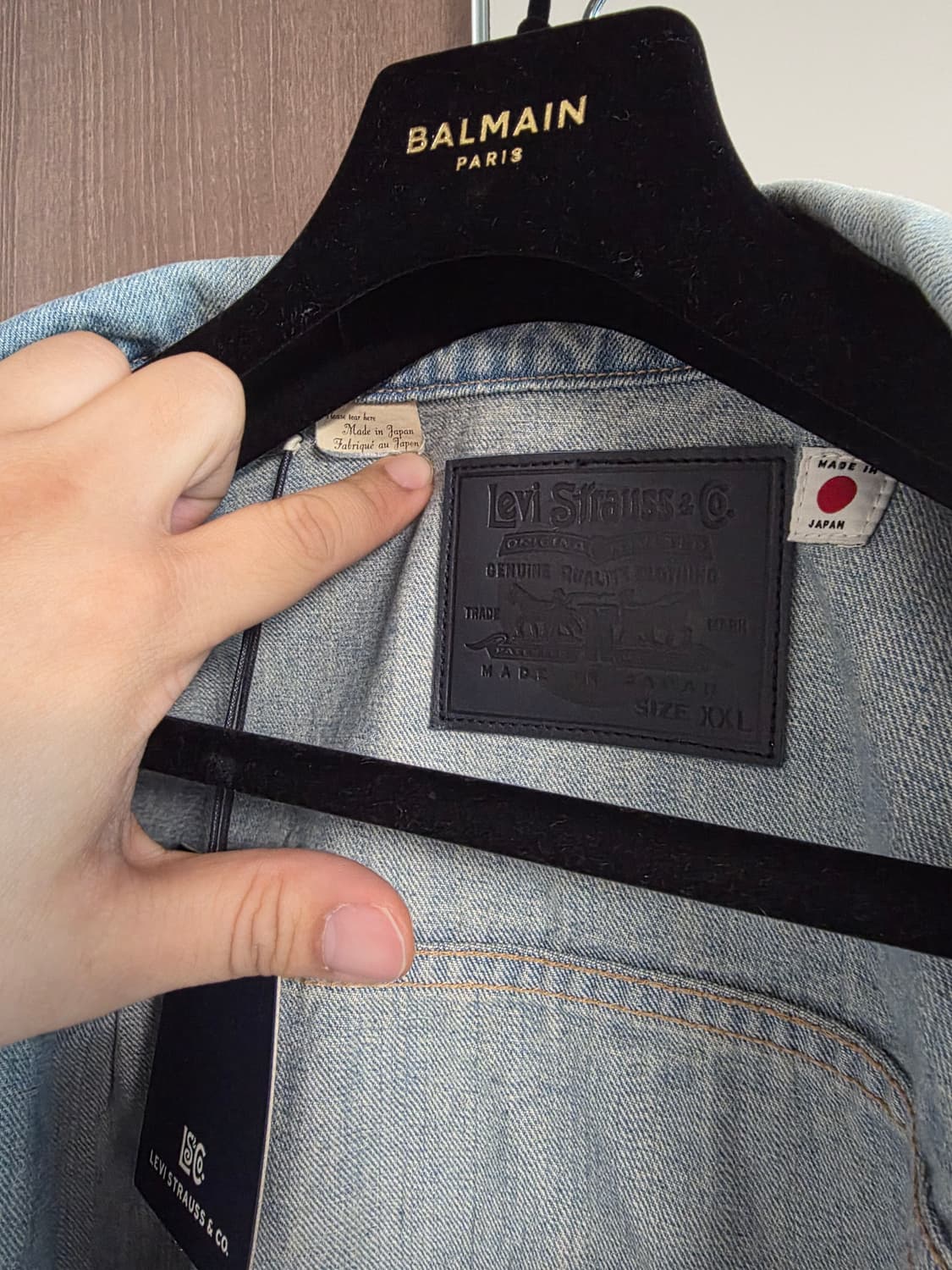리바이스 블루탭 데님 자켓 일본제 XXL 새상품 상품이미지5