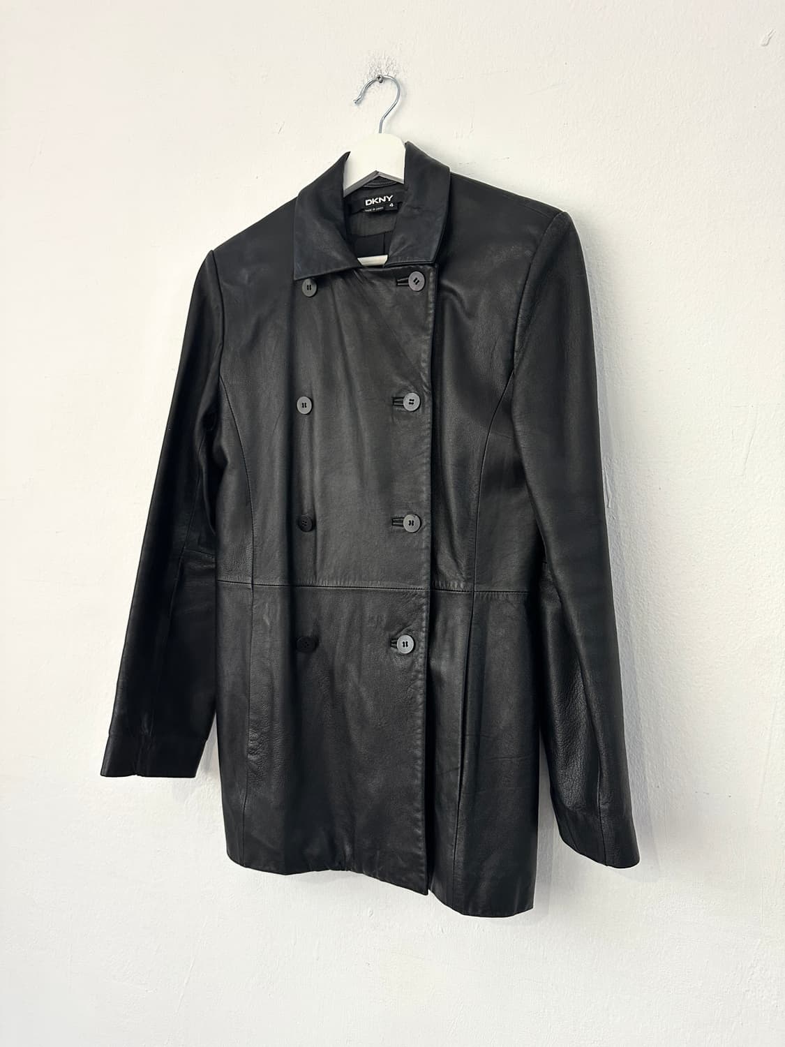 DKNY 나폴레옹 램스킨 레더 하프자켓 상품이미지5