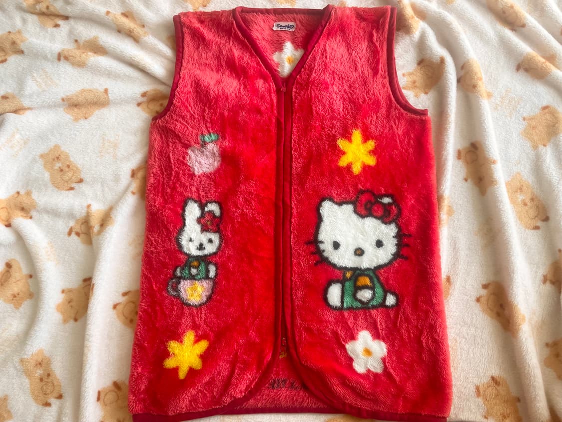 Sanrio 산리오 hello kitty 헬로키티 수면조끼 ♥️♥️ 상품이미지1