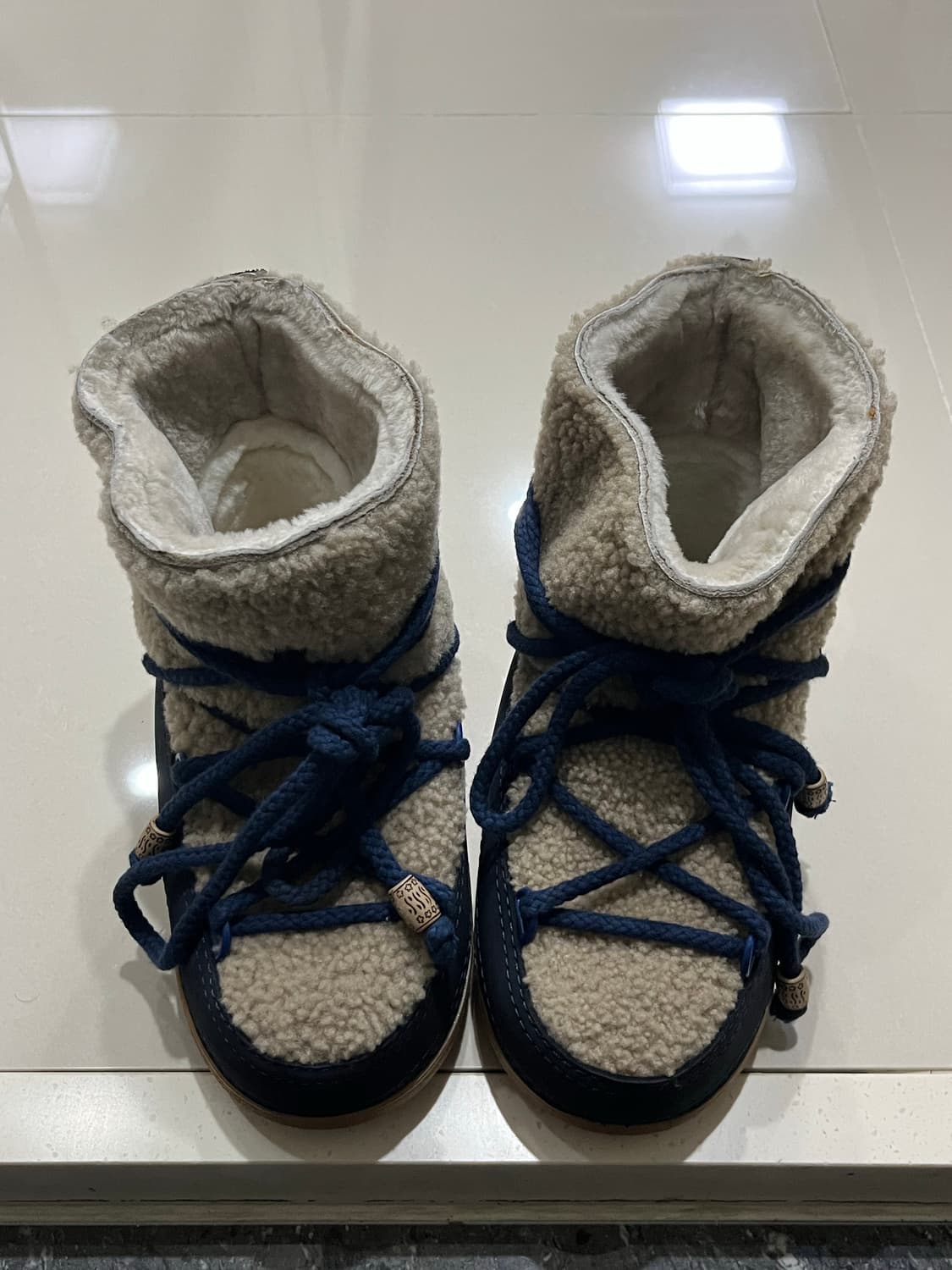 IKKII 스노우 부츠 네이비 상품이미지4