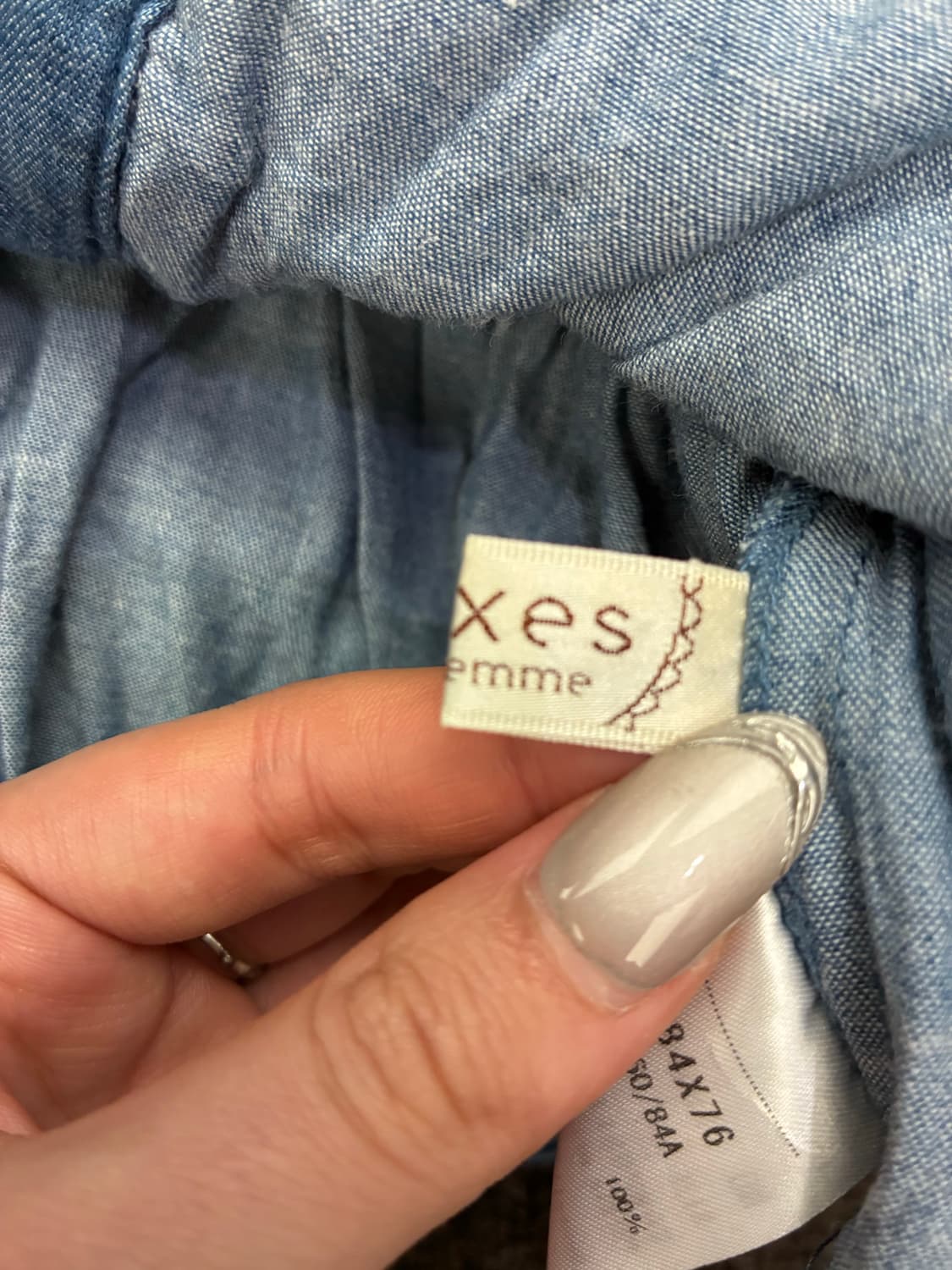 M)Axes Femme 빈티지 여성 레이스 디테일 반팔 블라우스 상품이미지6