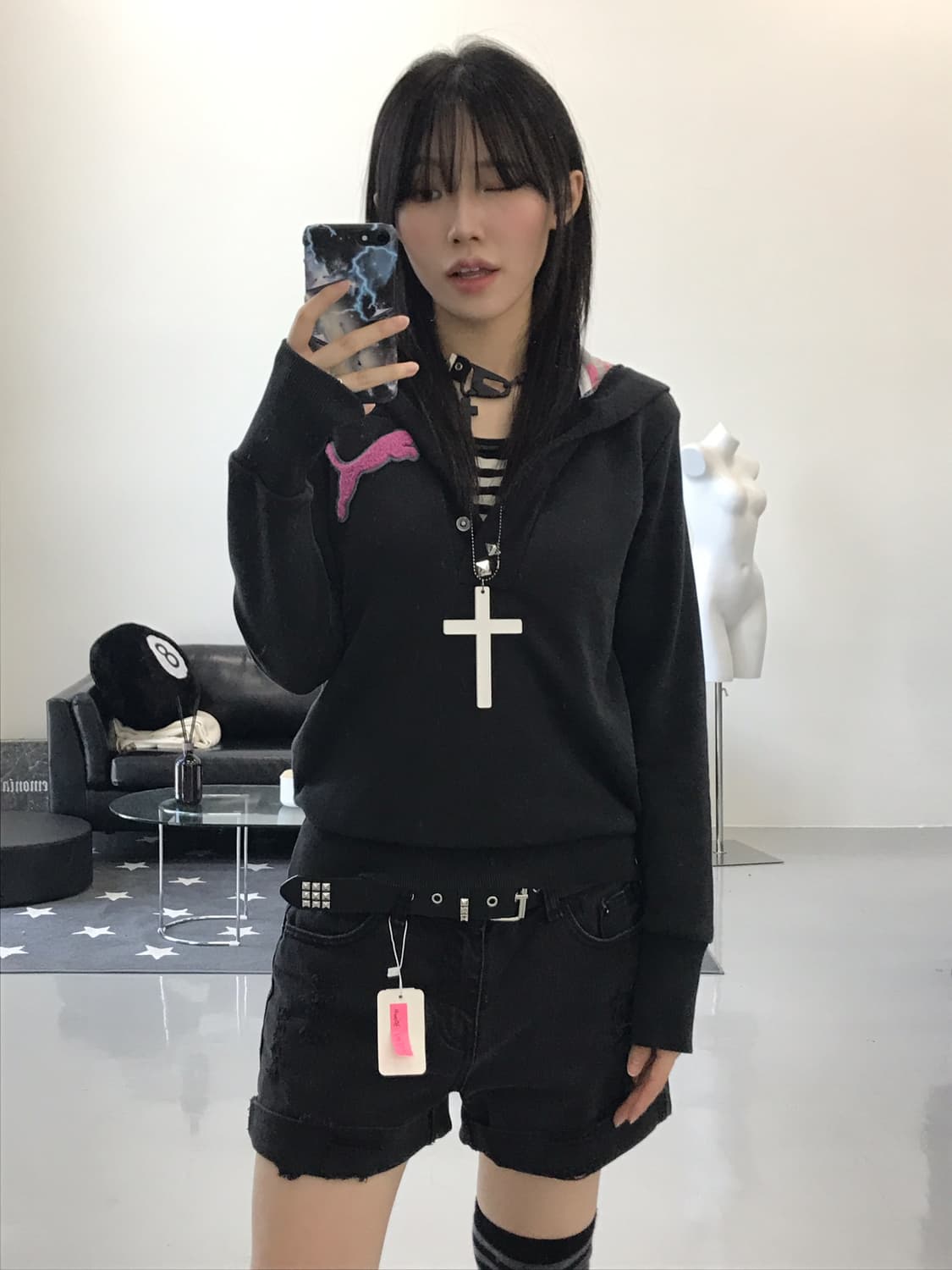 Puma Kitsch detail hoodie 상품이미지2