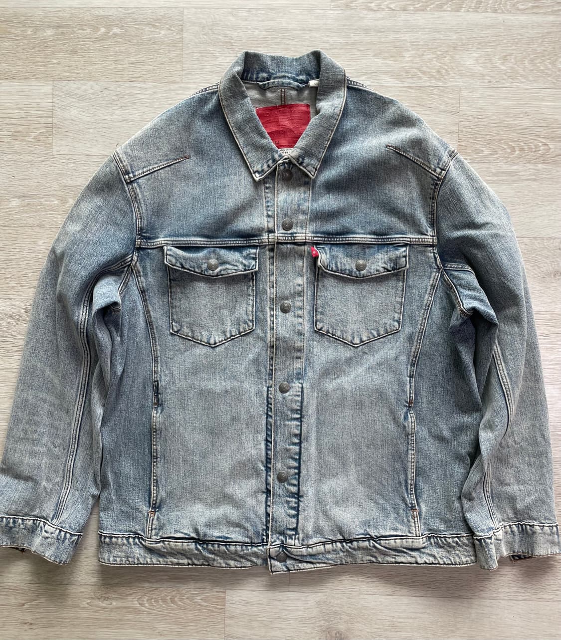 리바이스 스냅 버튼 청자켓 xl 상품이미지1