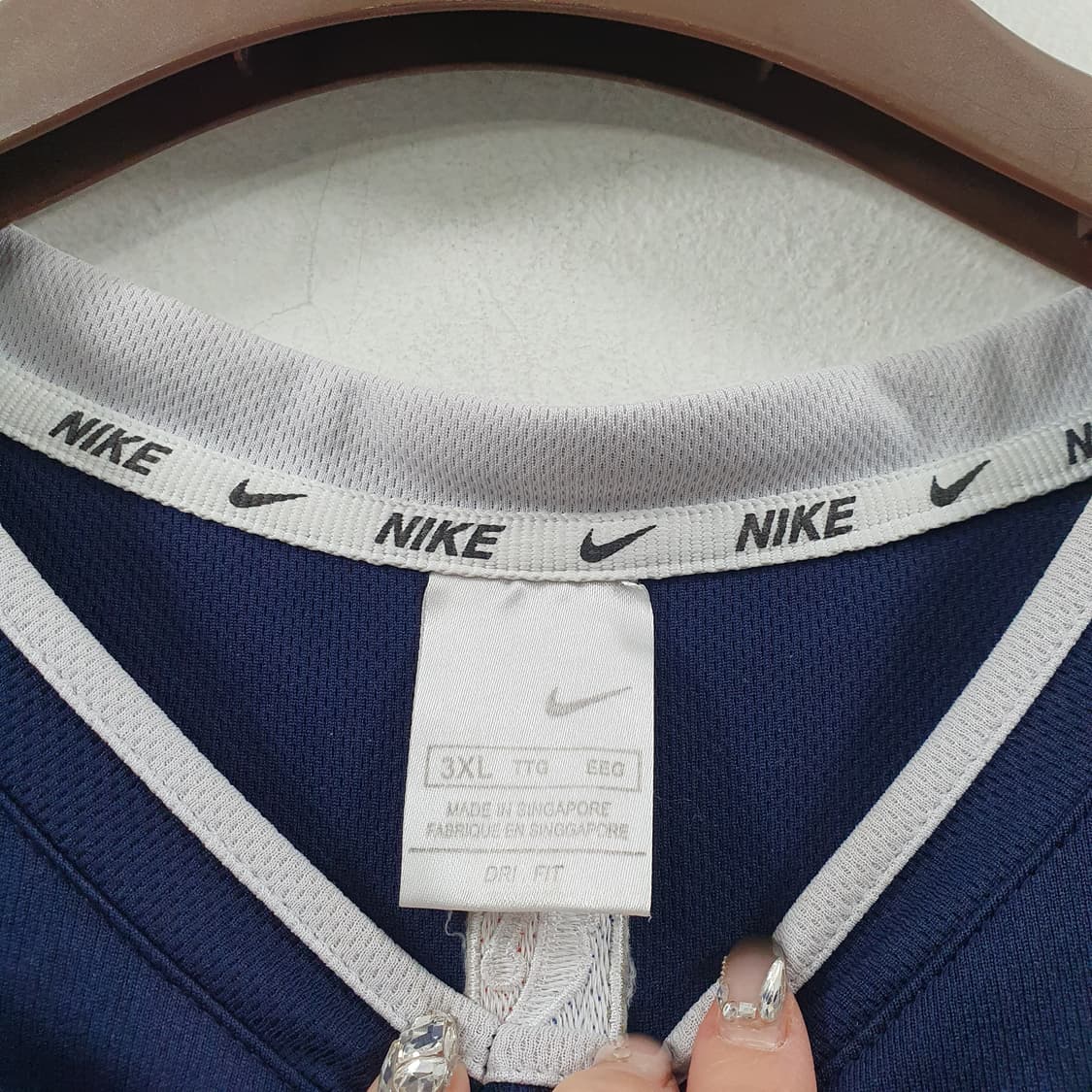 3XL 나이키 남성 멤피스 그리즐리스 NBA 스윙맨 농구 기능성 나시 상품이미지4