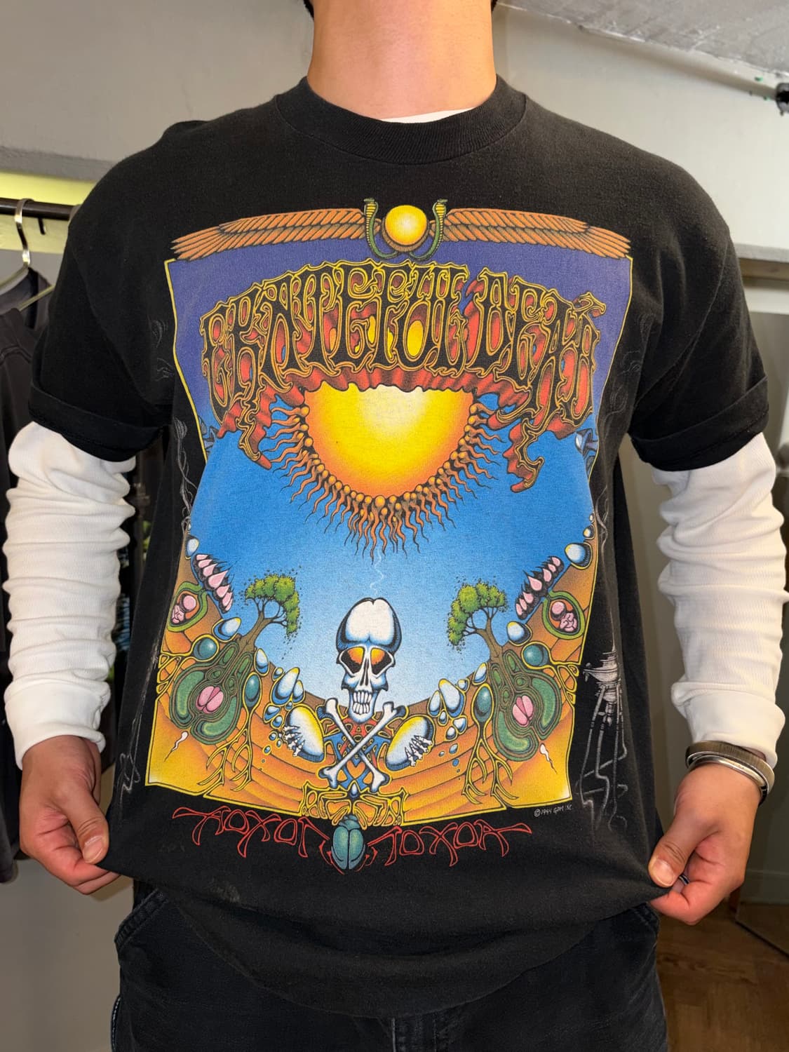 90’s Grateful Dead Aoxomoxoa single T-sh 상품이미지3