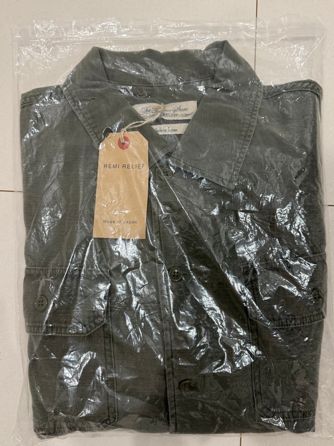 레미릴리프 와이드 밀리터리 셔츠  상품이미지7