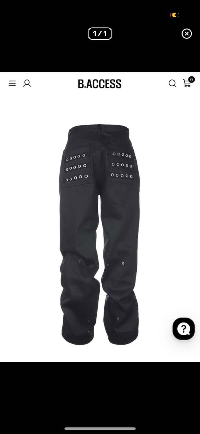 비엑세스 바지 1사이즈 판매합니다 상품이미지1