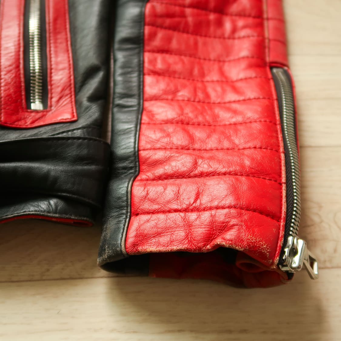 발망 & h&m 레더 라이더 자켓 상품이미지4