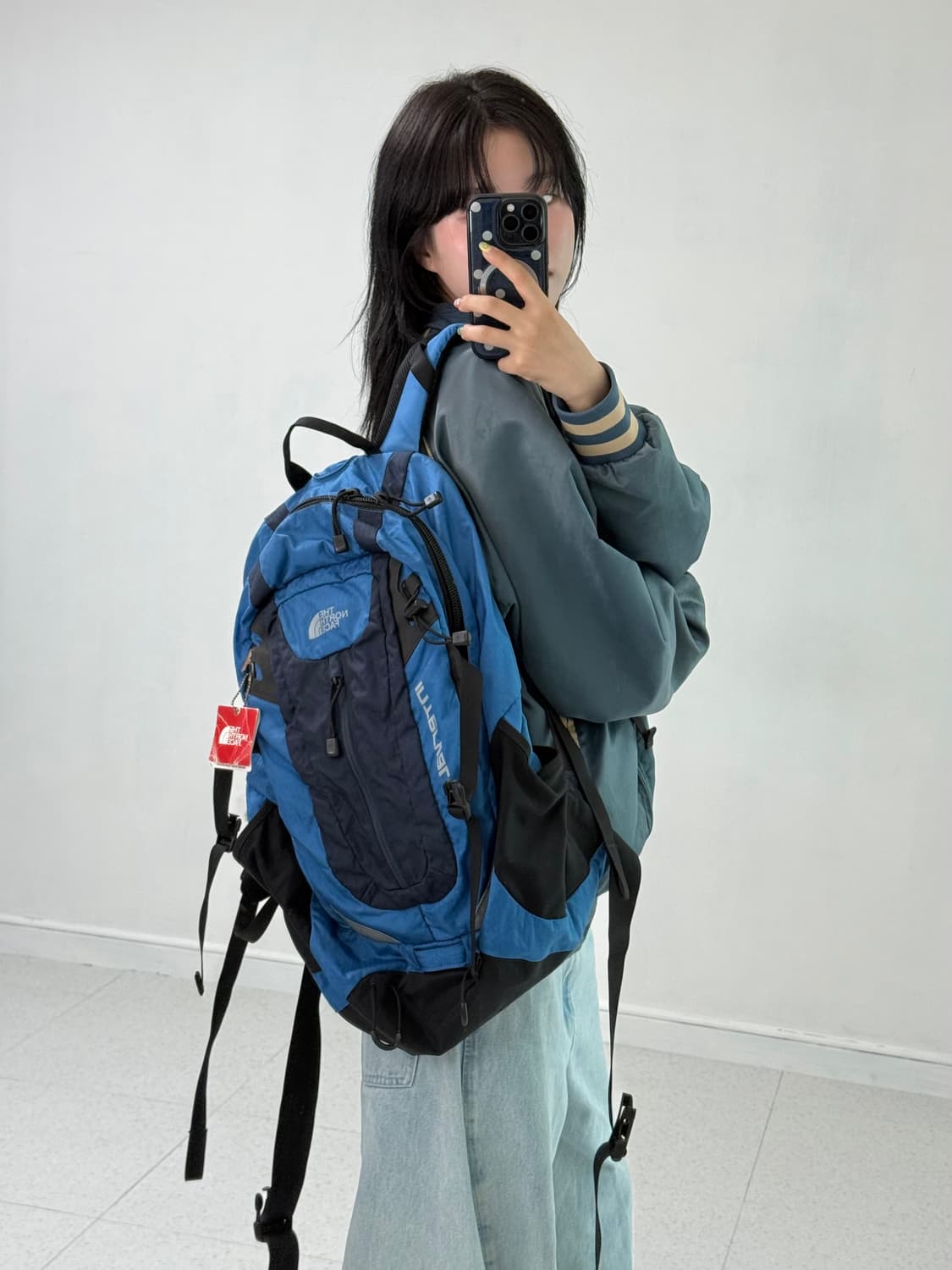 노스페이스 블루 백팩 상품이미지2