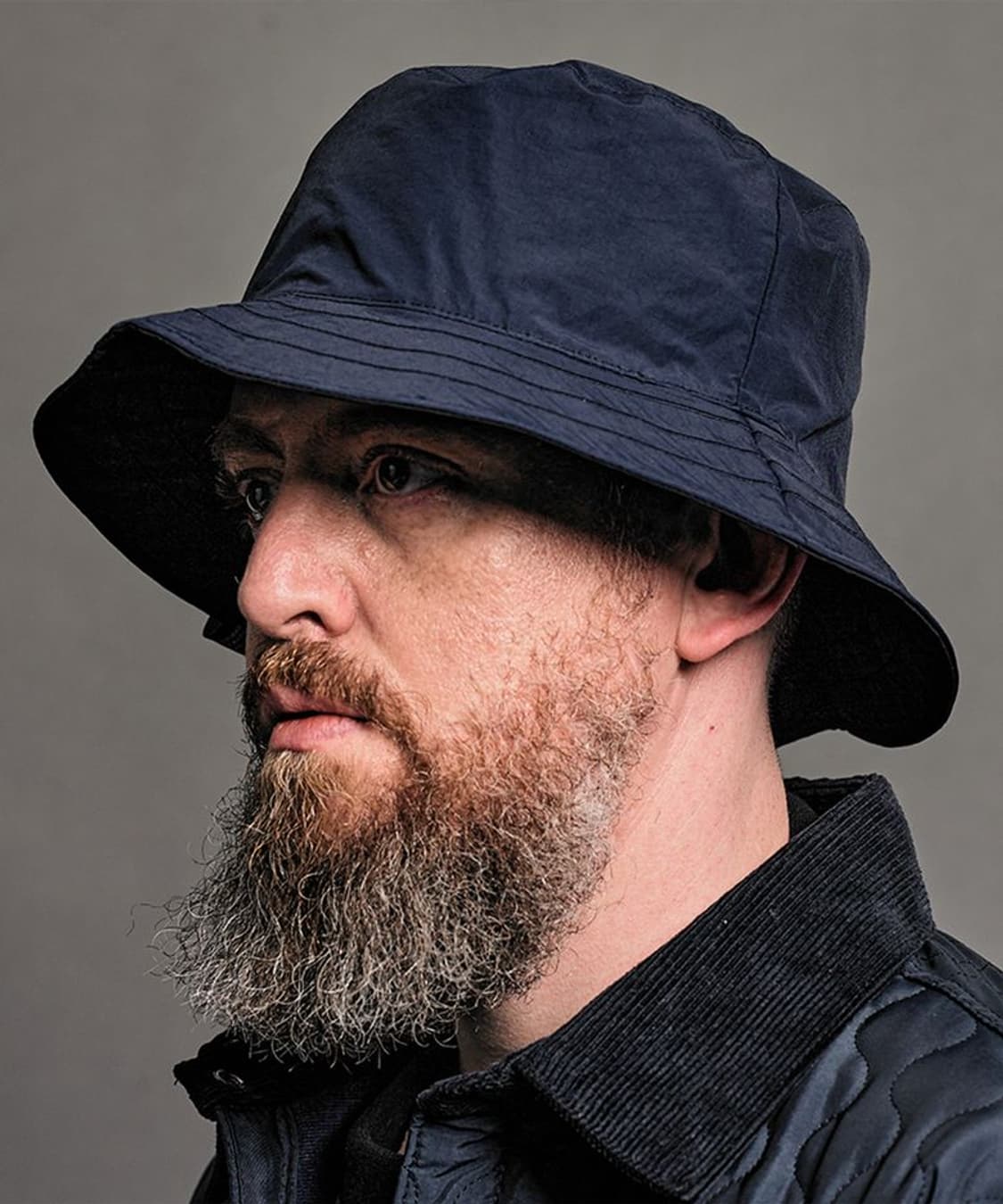 페프 스튜디오 네이비/블랙 리버시블 사파리햇 새제품 상품이미지1