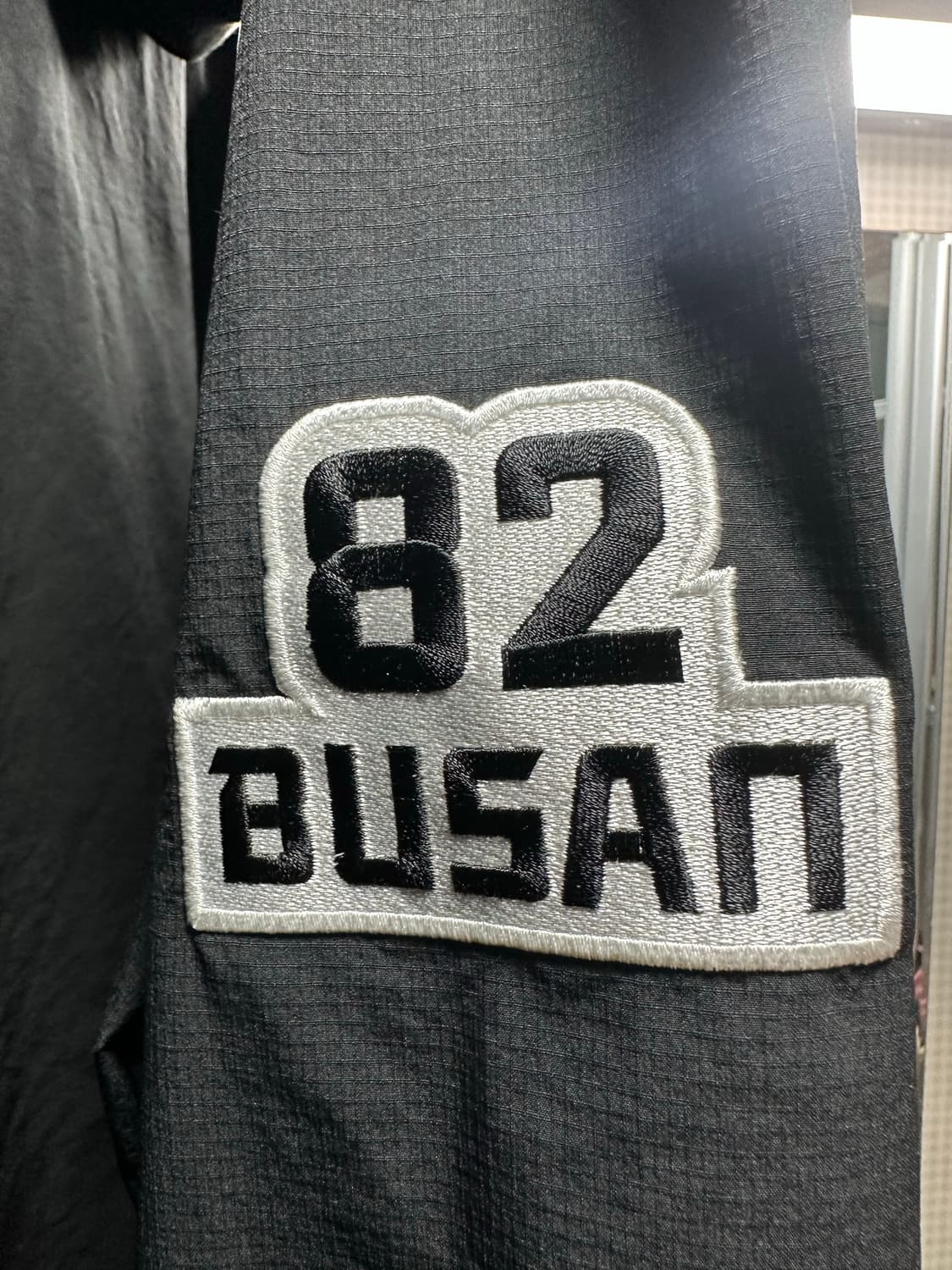 롯데자이언츠 클래식 클럽 맨투맨 바람막이 블랙 120 4XL 상품이미지4