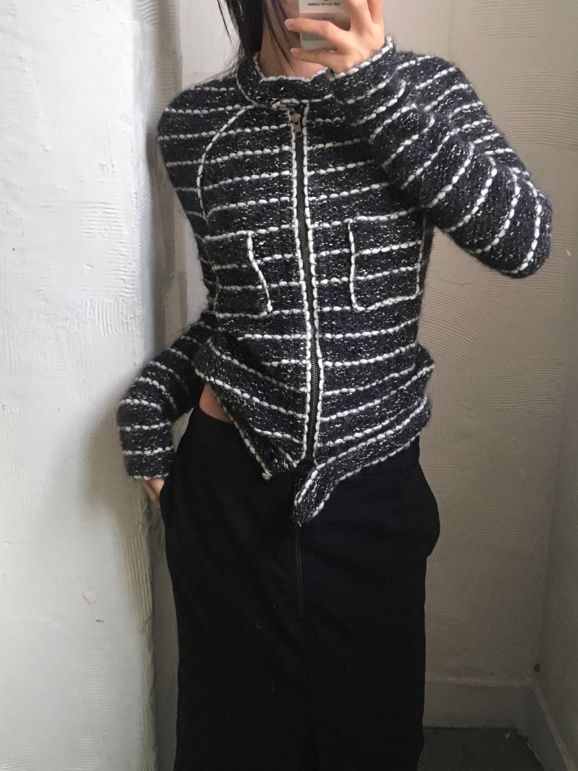 Isabel Marant 이자벨마랑 블랙 트위드 집업 상품이미지3