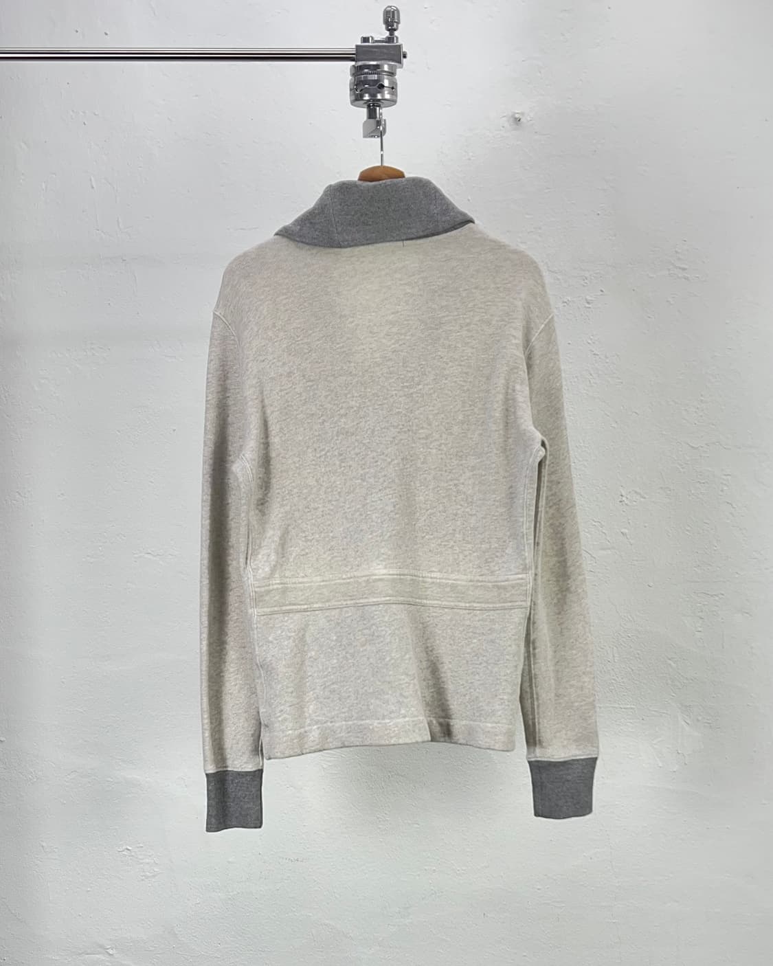 폴로 랄프로렌 투 컬러 숄카라 더블 포켓 스웨트 가디건 상품이미지6