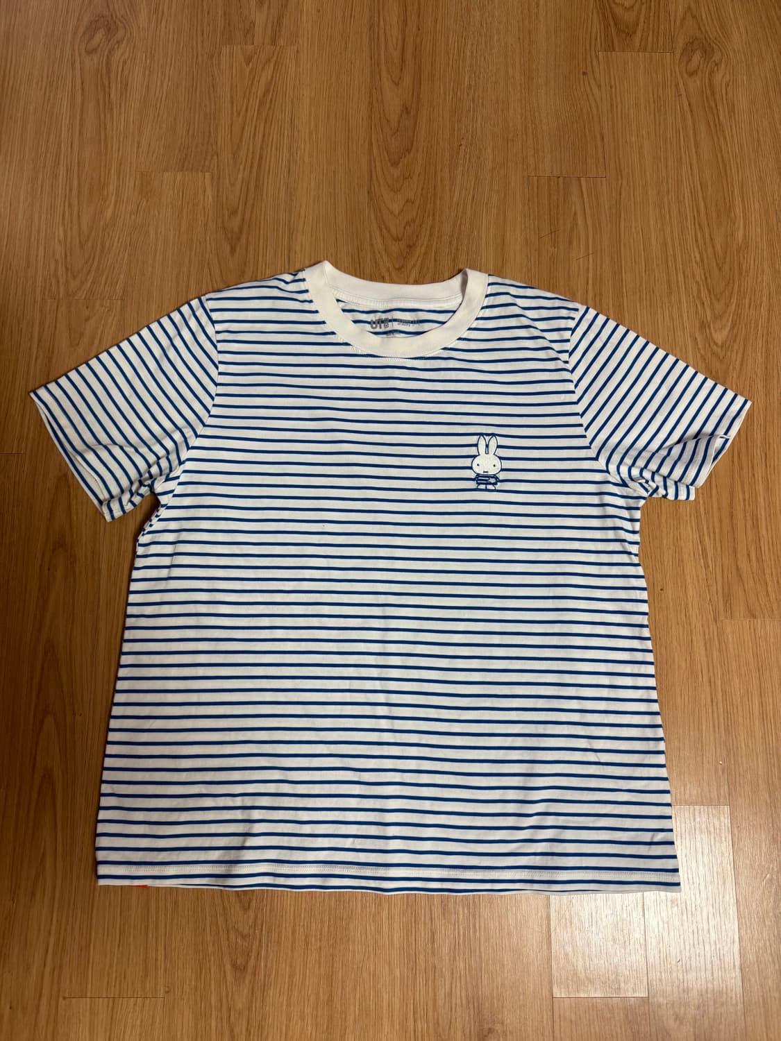 유니클로 미피 70주년 스트라이프 반팔 티셔츠 L 상품이미지1