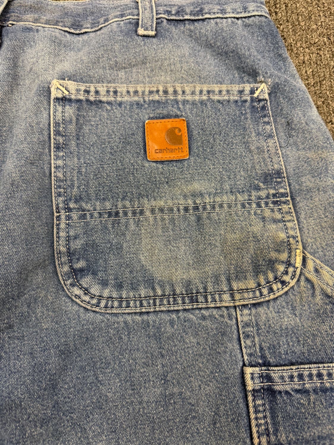 36) 칼하트 빈티지 카펜터 데님 반바지 상품이미지4