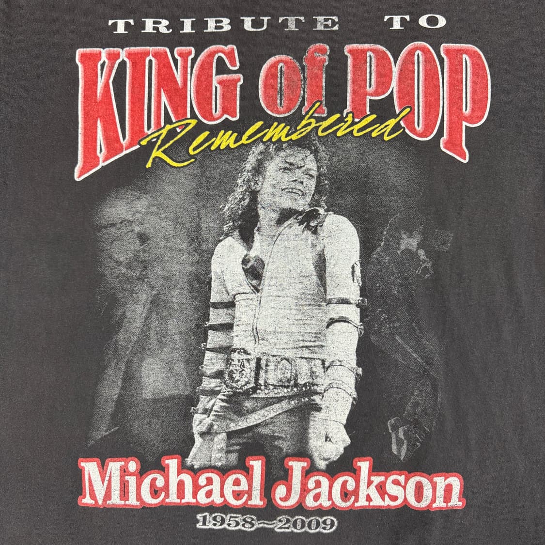 빈티지 Michael Jackson 마이클잭슨 메모리얼 티셔츠 상품이미지3